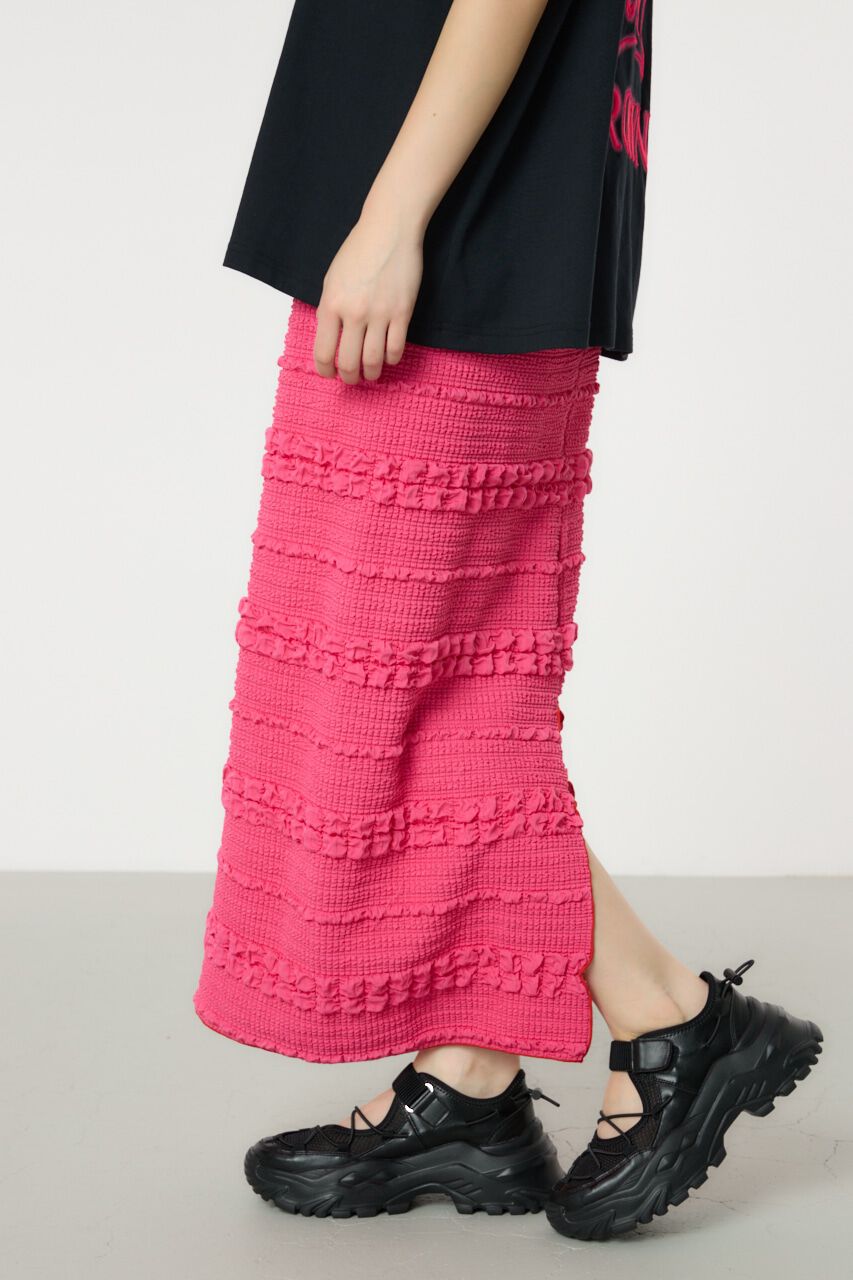 RODEO CROWNS「ふくれボーダーナロースカート」|スカート|