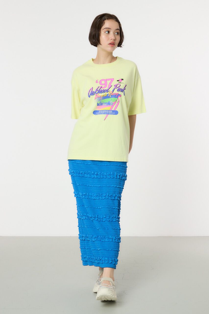 RODEO CROWNS「ふくれボーダーナロースカート」|スカート|