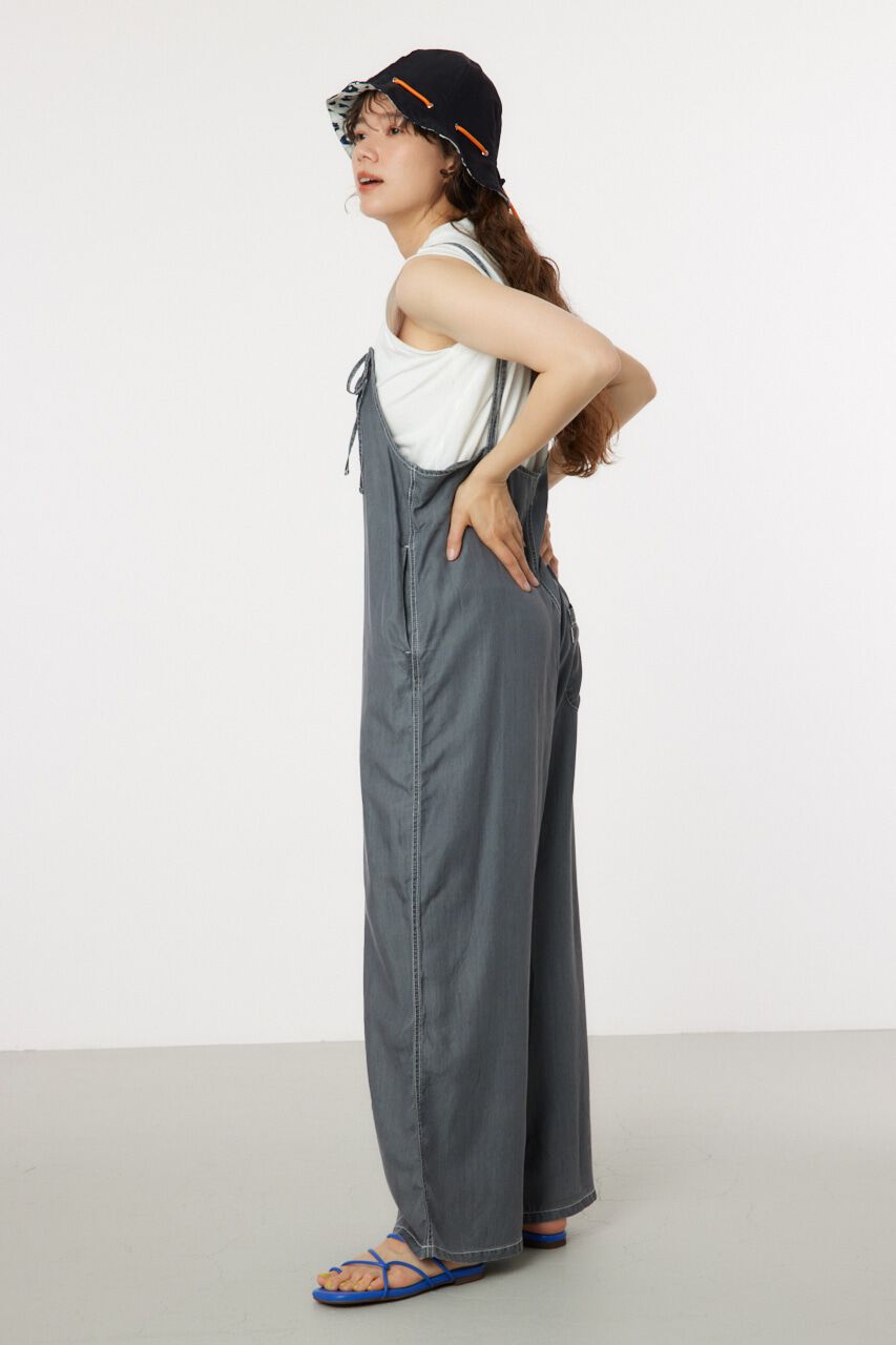 RODEO CROWNS「Supple DENIM サロペット」|ワンピース|