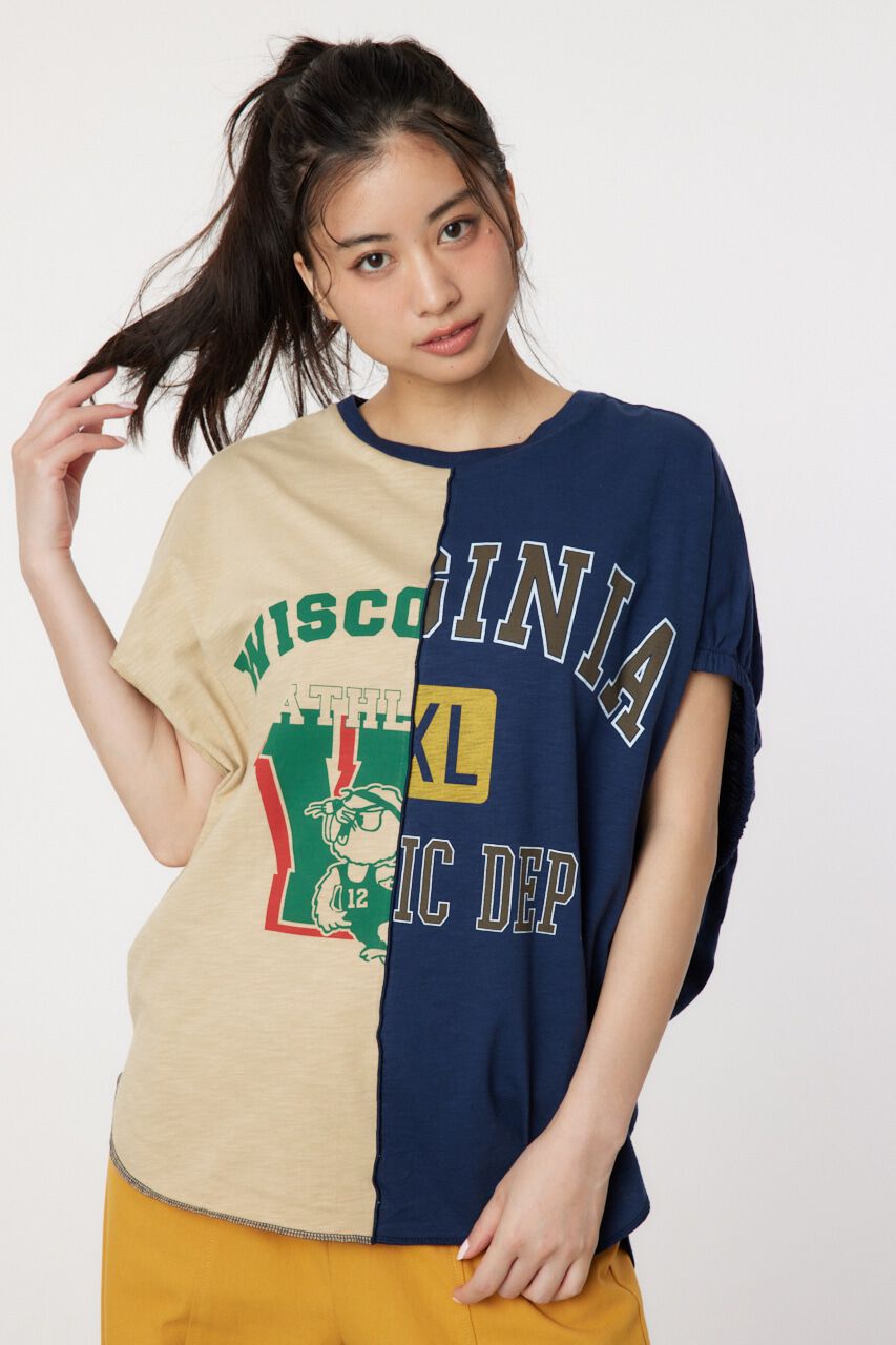 RODEO CROWNS「ドッキングカレッジタンクトップ」|タンクトップ|NVY