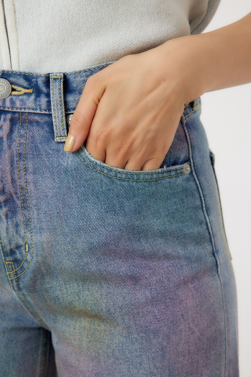 RODEO CROWNS「スプレーワイドパンツ」|デニム|