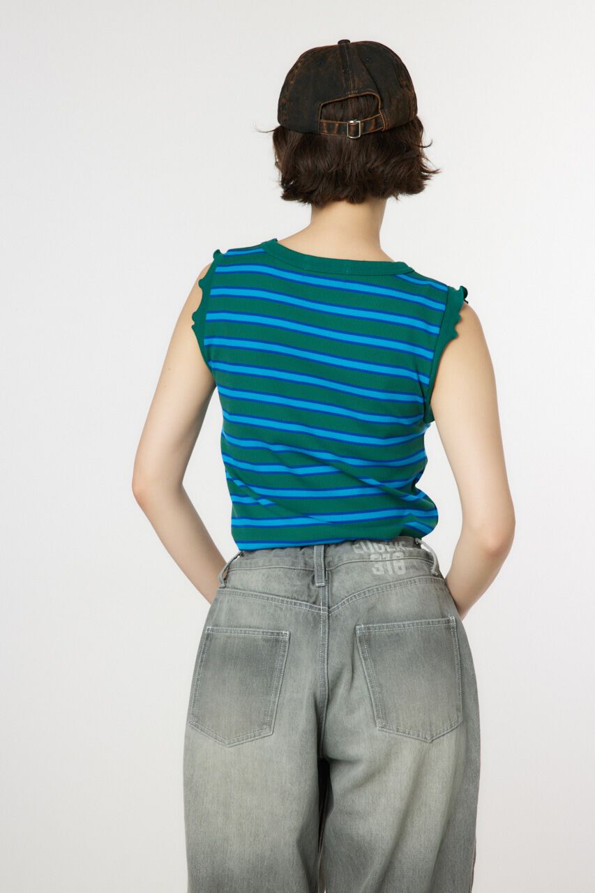 RODEO CROWNS「ボーダーメロータンクトップ」|タンクトップ|