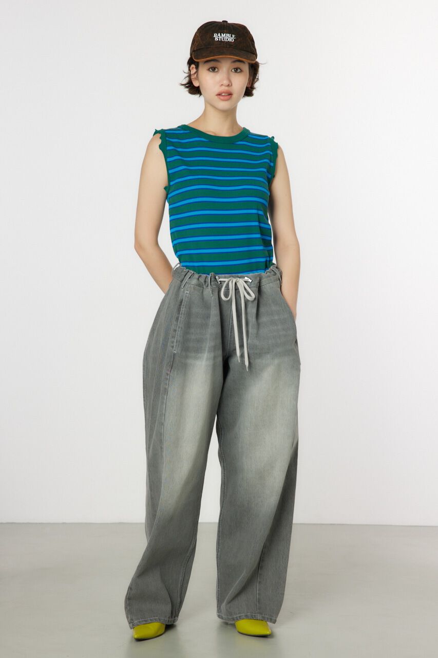 RODEO CROWNS「ボーダーメロータンクトップ」|タンクトップ|