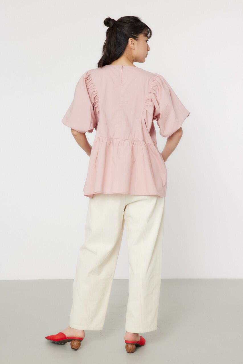 RODEO CROWNS「袖ボリュームペプラムトップス」|シャツ・ブラウス|