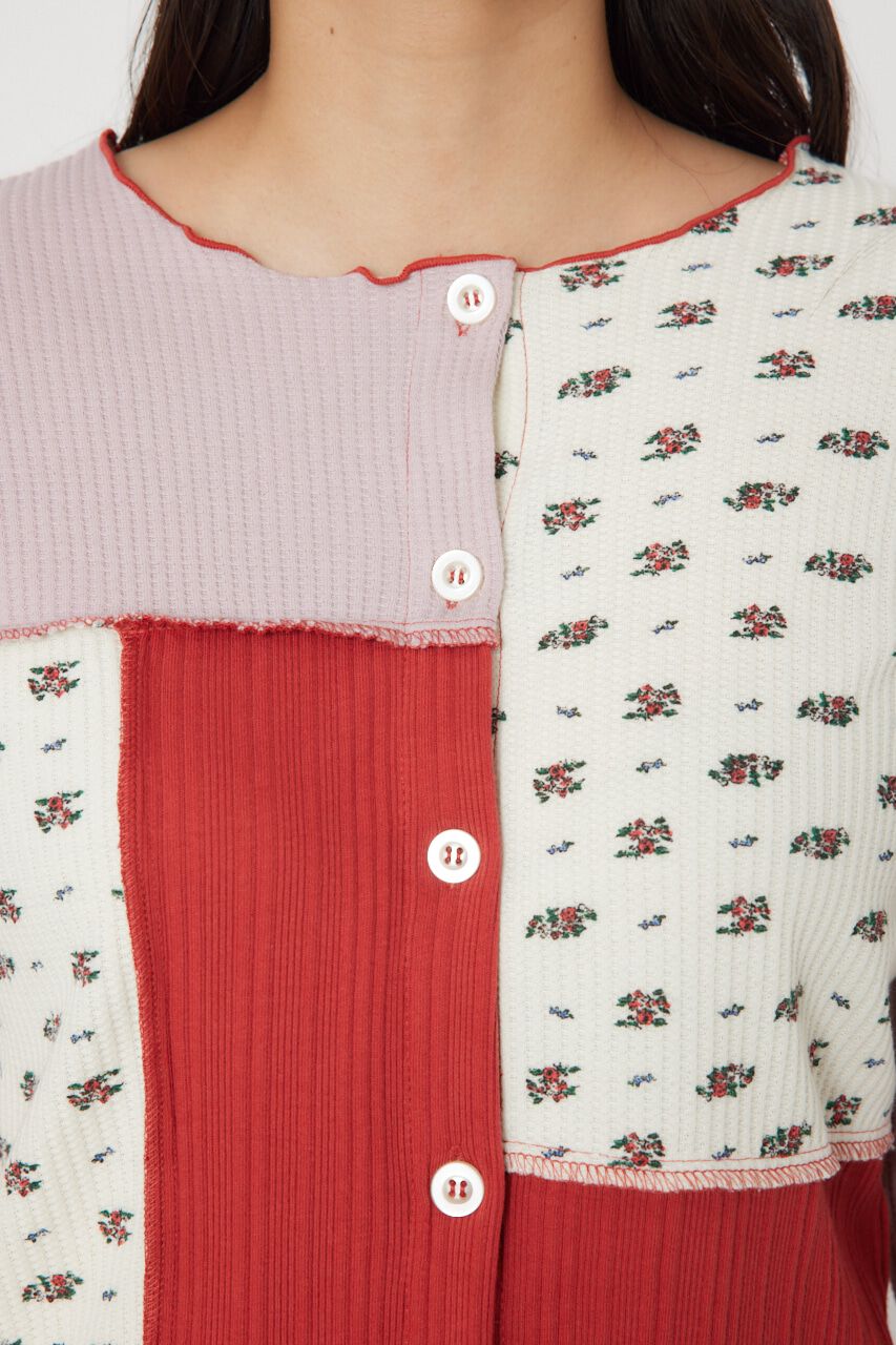 RODEO CROWNS「パッチワーク2WAYリブトップス」|Tシャツ・カットソー|