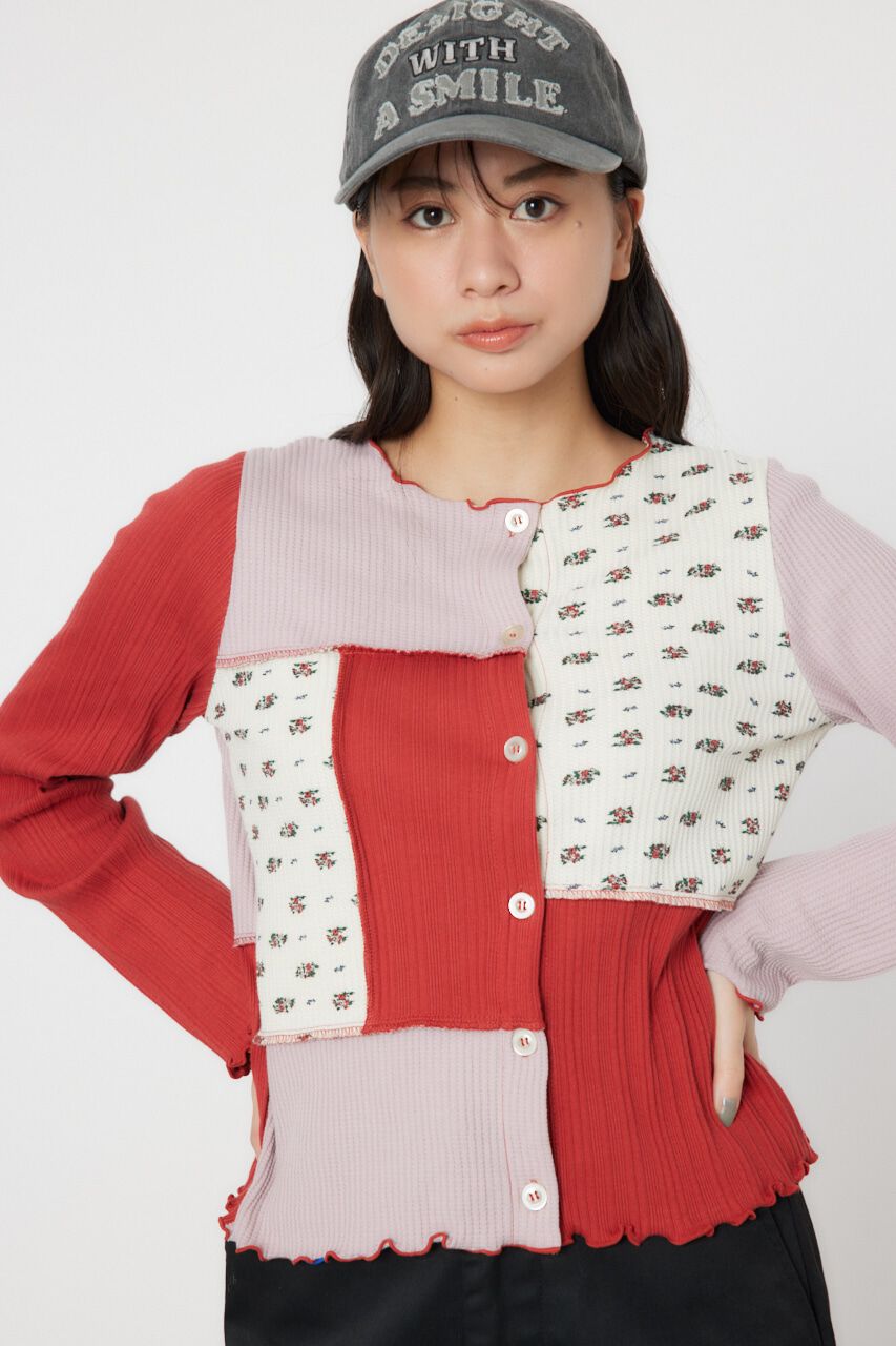 RODEO CROWNS「パッチワーク2WAYリブトップス」|Tシャツ・カットソー|