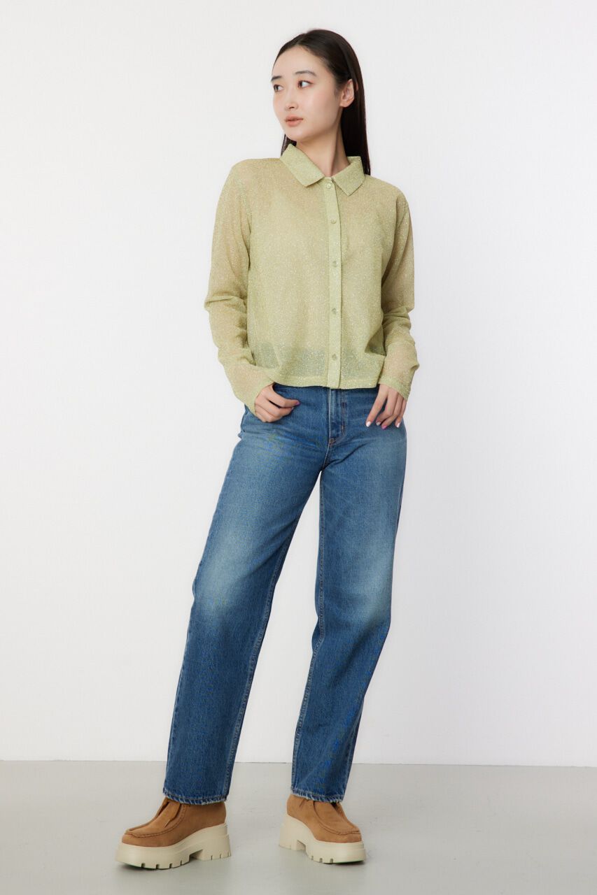 RODEO CROWNS「ラメシアーシャツ」|シャツ・ブラウス|