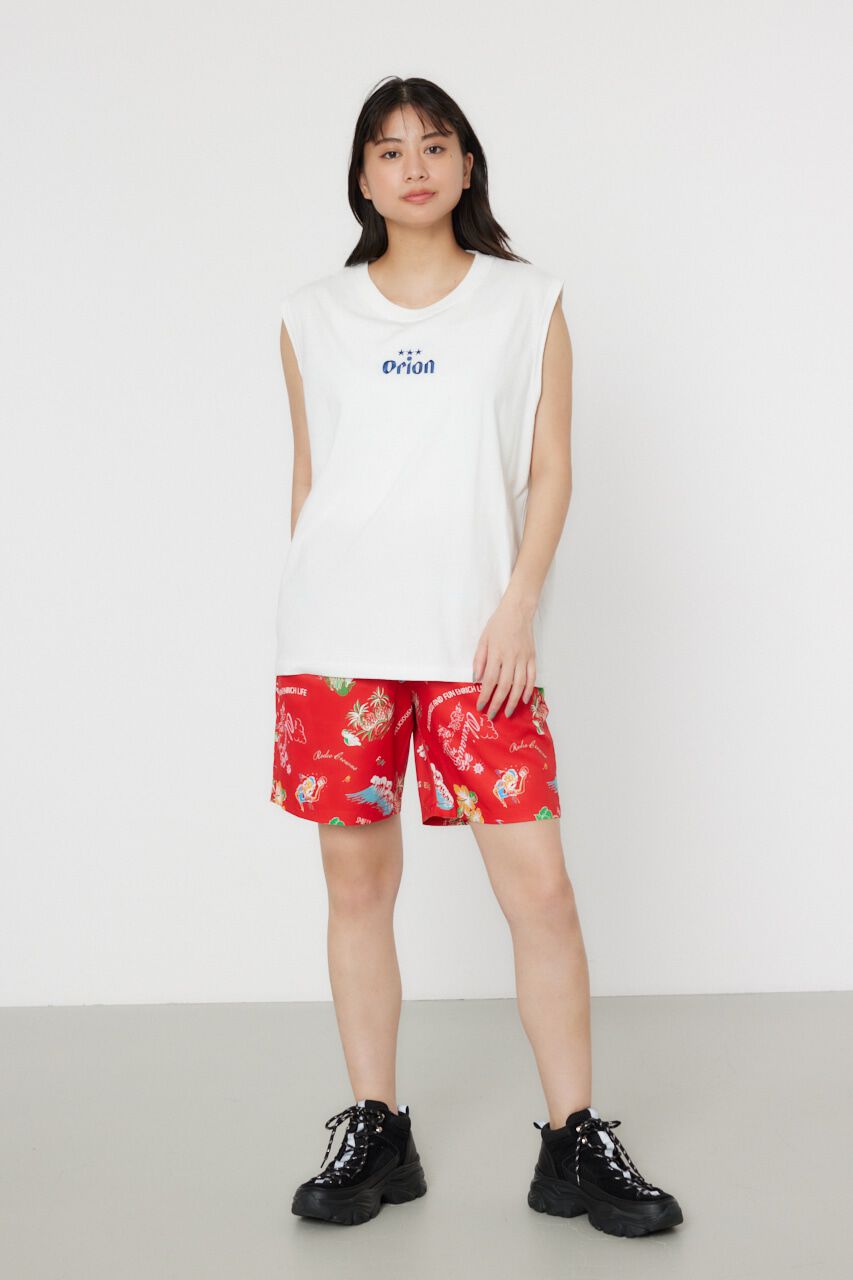 RODEO CROWNS「Orion Beer x RCSノースリーブトップス」|タンクトップ|