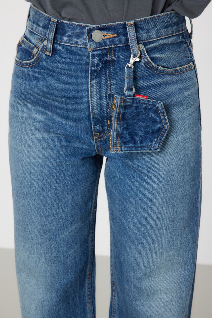 RODEO CROWNS「ポケットポーチストレートデニム」|デニム|