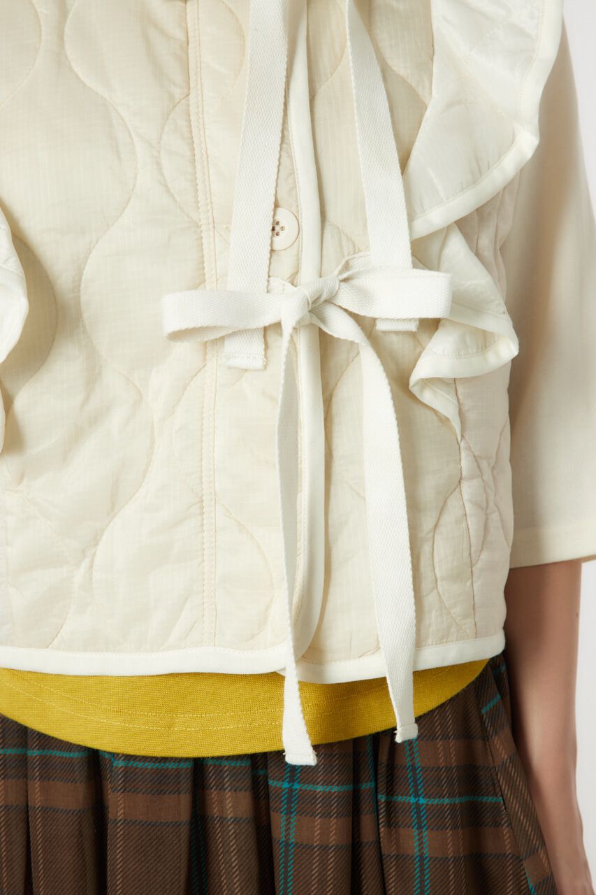 RODEO CROWNS「キルティングフリルベスト」|ダウンベスト・ベスト|