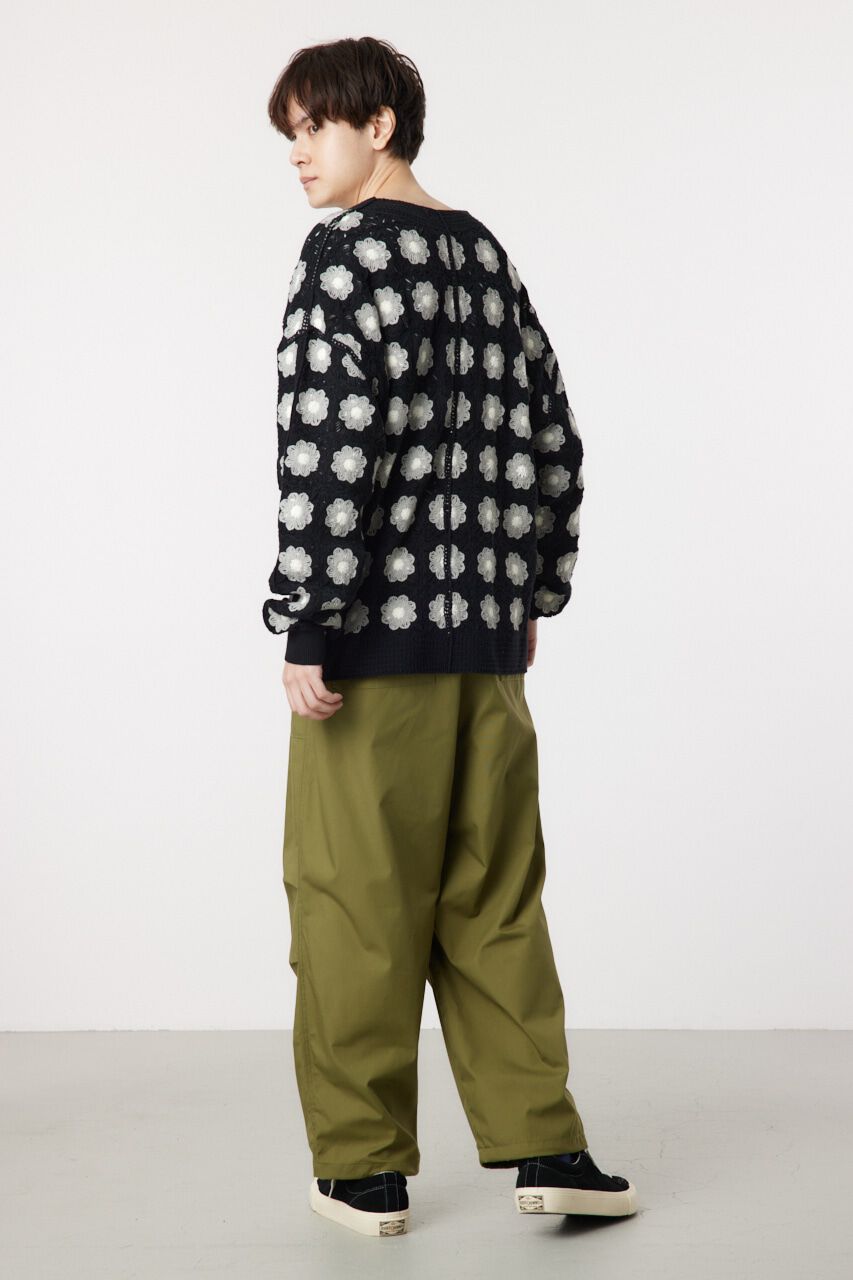 RODEO CROWNS「クロシェフラワーニットカーデ」|カーディガン|