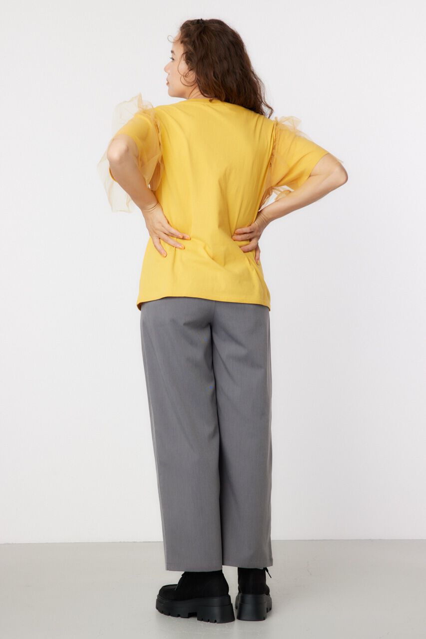 RODEO CROWNS「ONE DAY 袖チュールトップス」|Tシャツ・カットソー|