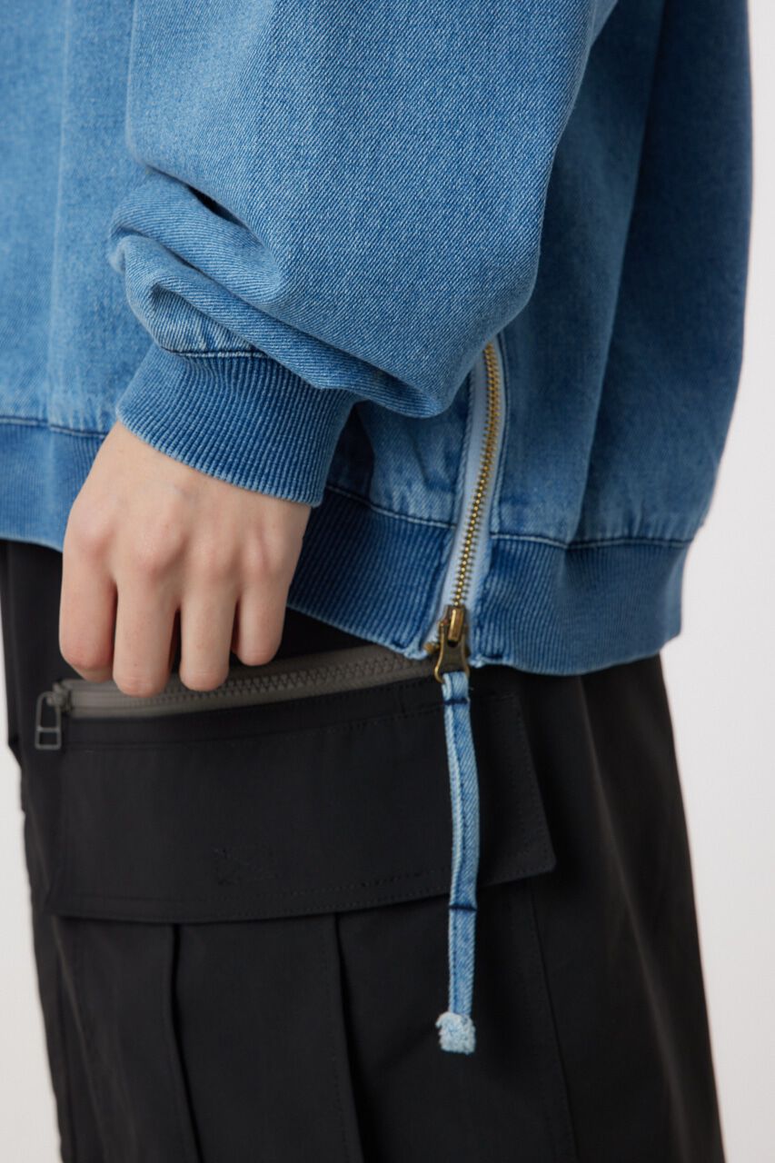 RODEO CROWNS「side-zip denim TOPS」|シャツ・ブラウス|