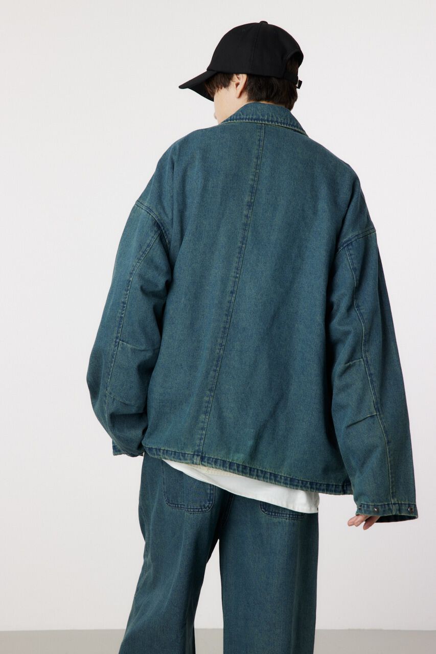 RODEO CROWNS「over denim zip JK」|デニムジャケット|