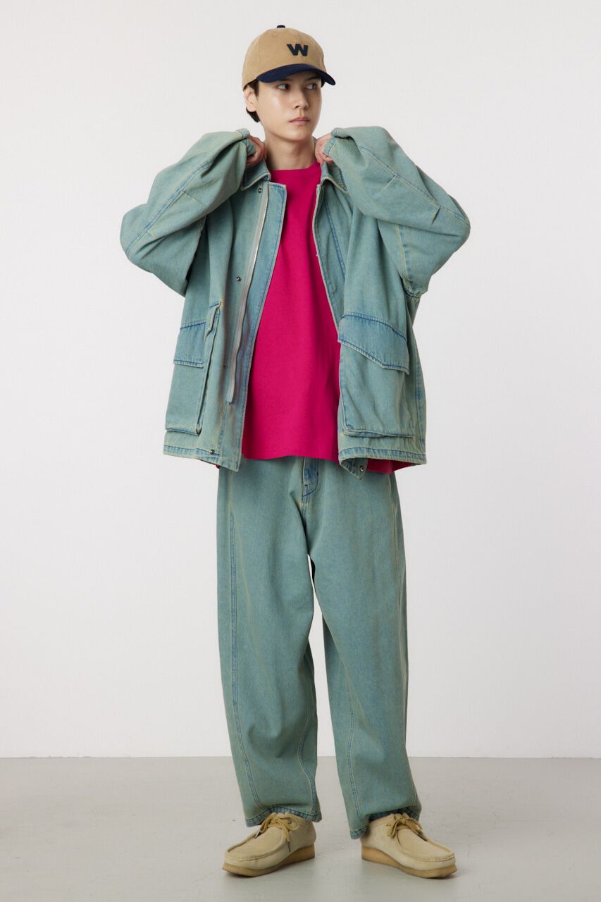 RODEO CROWNS「over denim zip JK」|デニムジャケット|