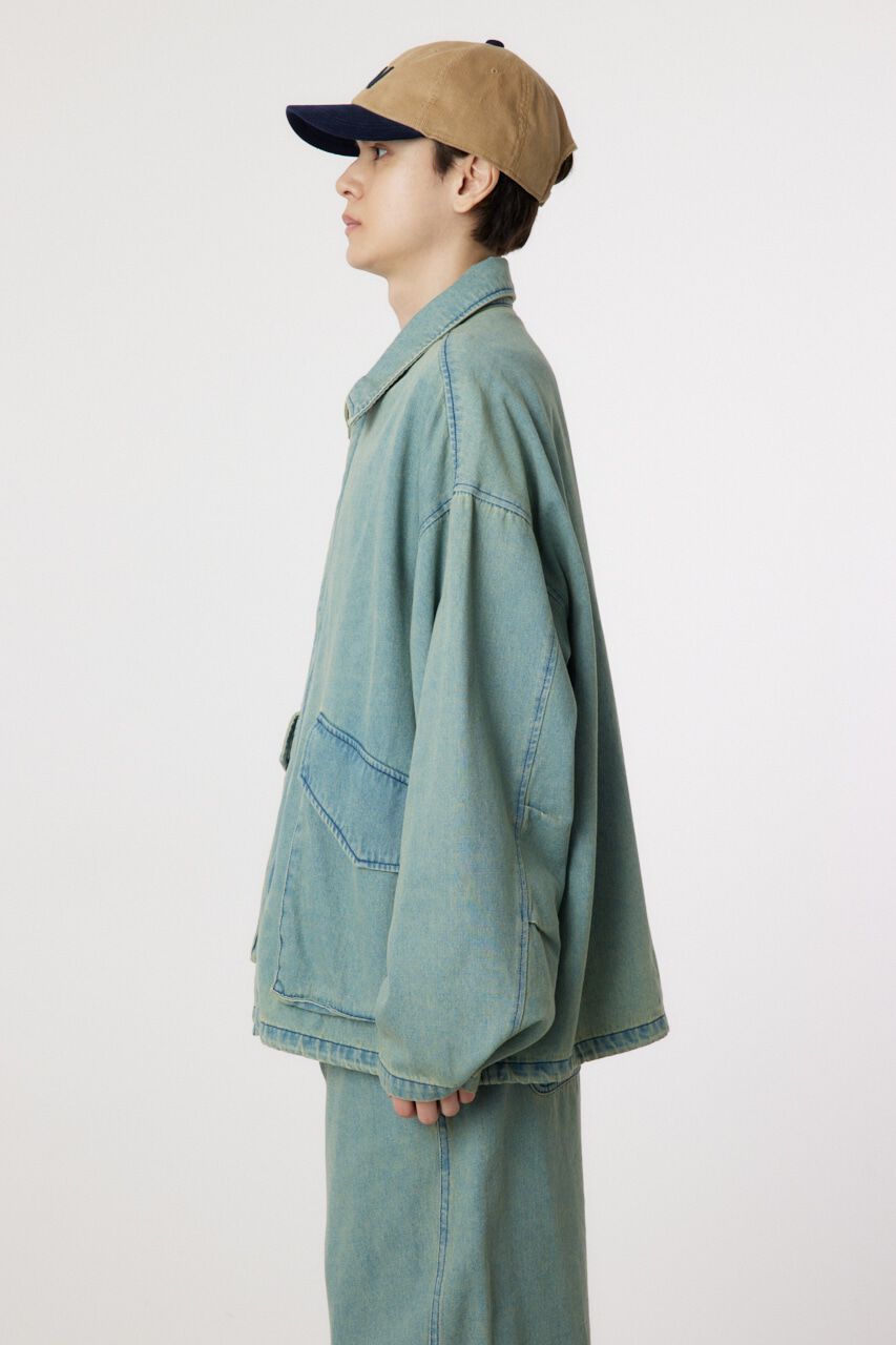 RODEO CROWNS「over denim zip JK」|デニムジャケット|