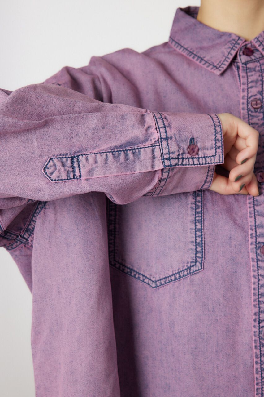 RODEO CROWNS「CHEMICAL WASH シャツ」|シャツ・ブラウス|