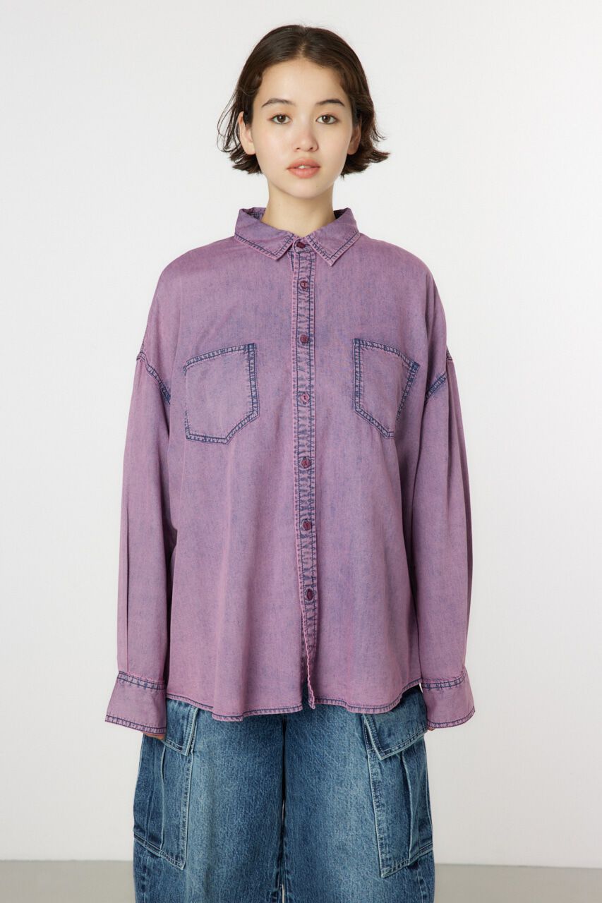 RODEO CROWNS「CHEMICAL WASH シャツ」|シャツ・ブラウス|