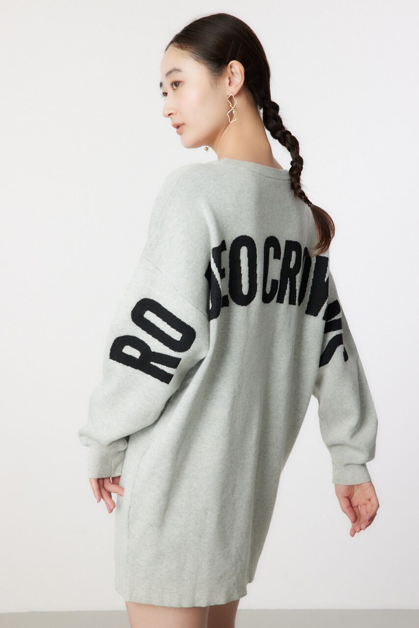 RODEO CROWNS「スウェットライクロゴニットワンピース」|ワンピース|