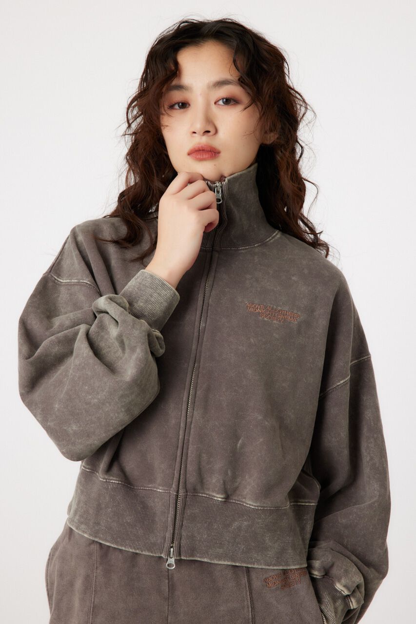 RODEO CROWNS「スタンドネックスウェットブルゾン」|その他|BRN