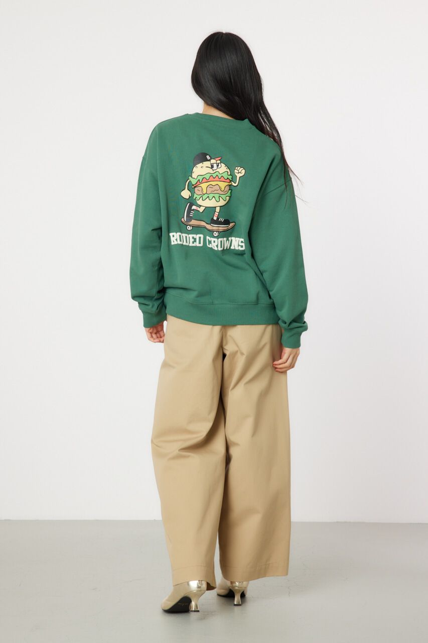 RODEO CROWNS「BURGER スウェット」|パーカー|