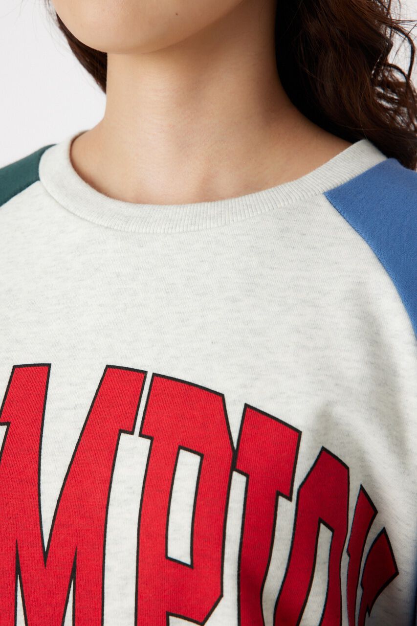 RODEO CROWNS「Champion ラグランスウェットトップス」|パーカー|