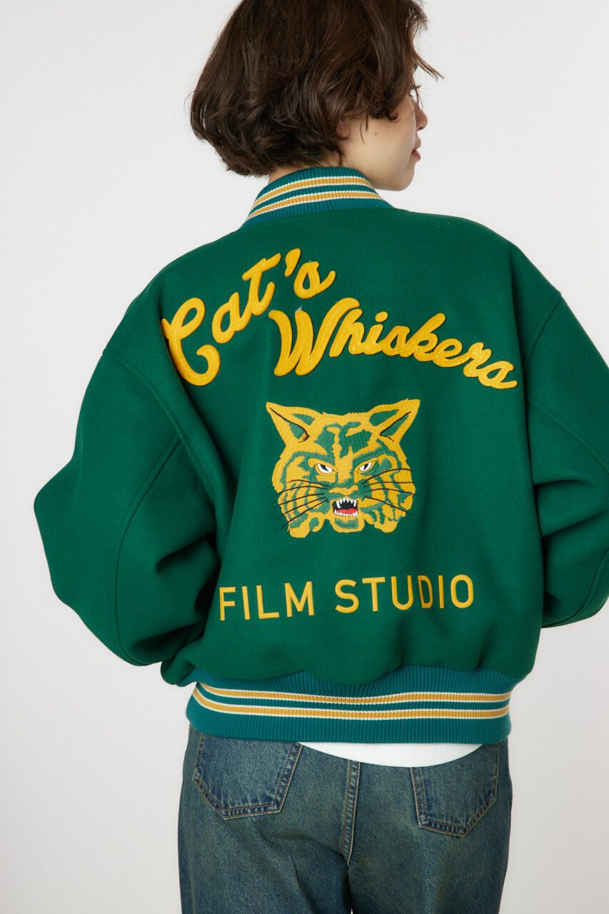 RODEO CROWNS「CWFS STUDIUM ジャケット」|ブルゾン・スタジャン|GRN