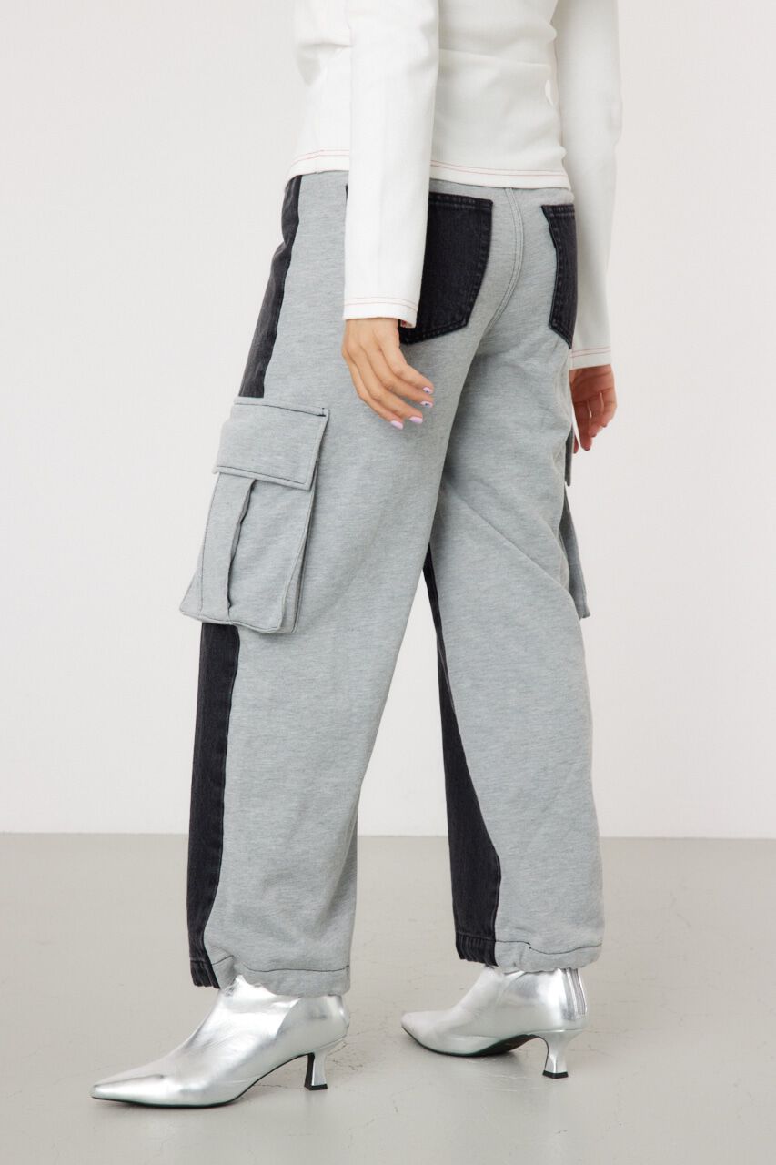 RODEO CROWNS「デニムコンビカーゴパンツ」|デニム|