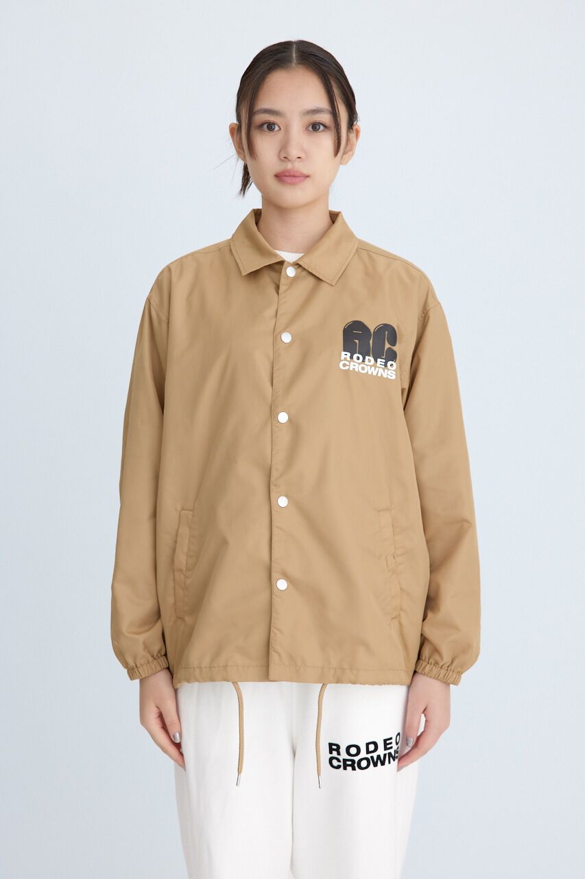 RODEO CROWNS「Balloon LOGO コーチジャケット」|ブルゾン・スタジャン|