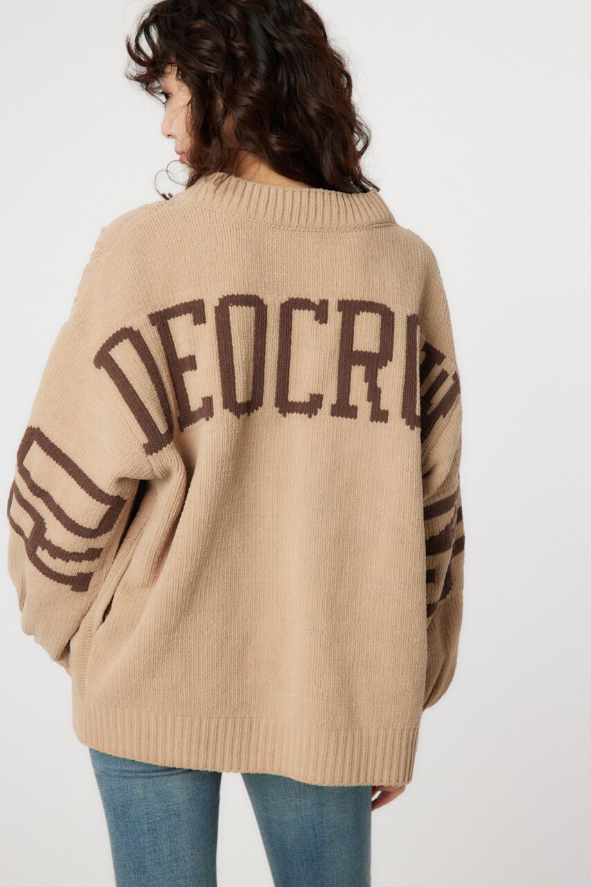 RODEO CROWNS「ロゴモールニットトッパー」|カーディガン|