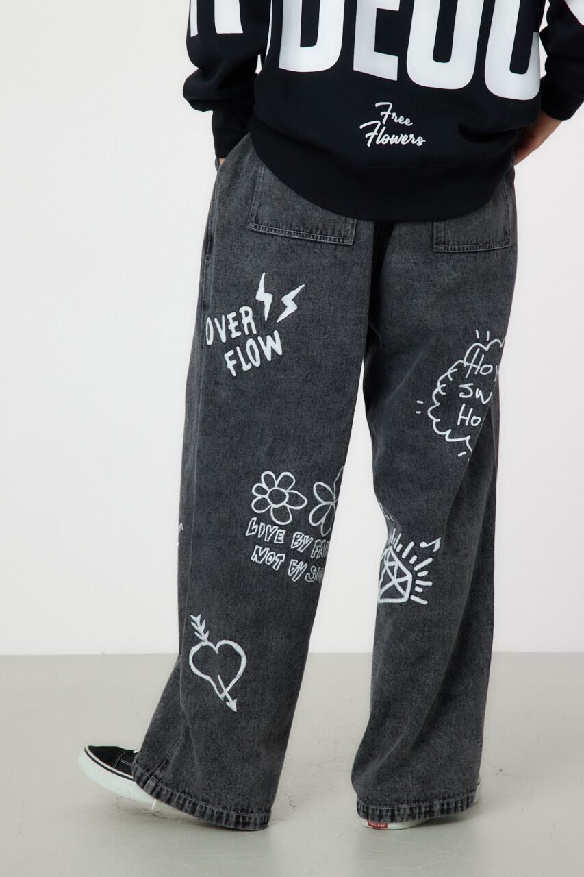 RODEO CROWNS「rakugaki デニムパンツ」|デニム|