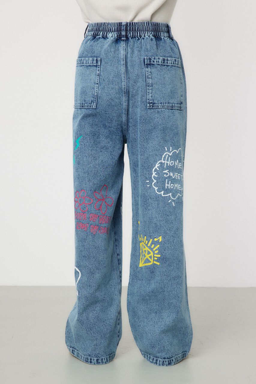 RODEO CROWNS「rakugaki デニムパンツ」|デニム|