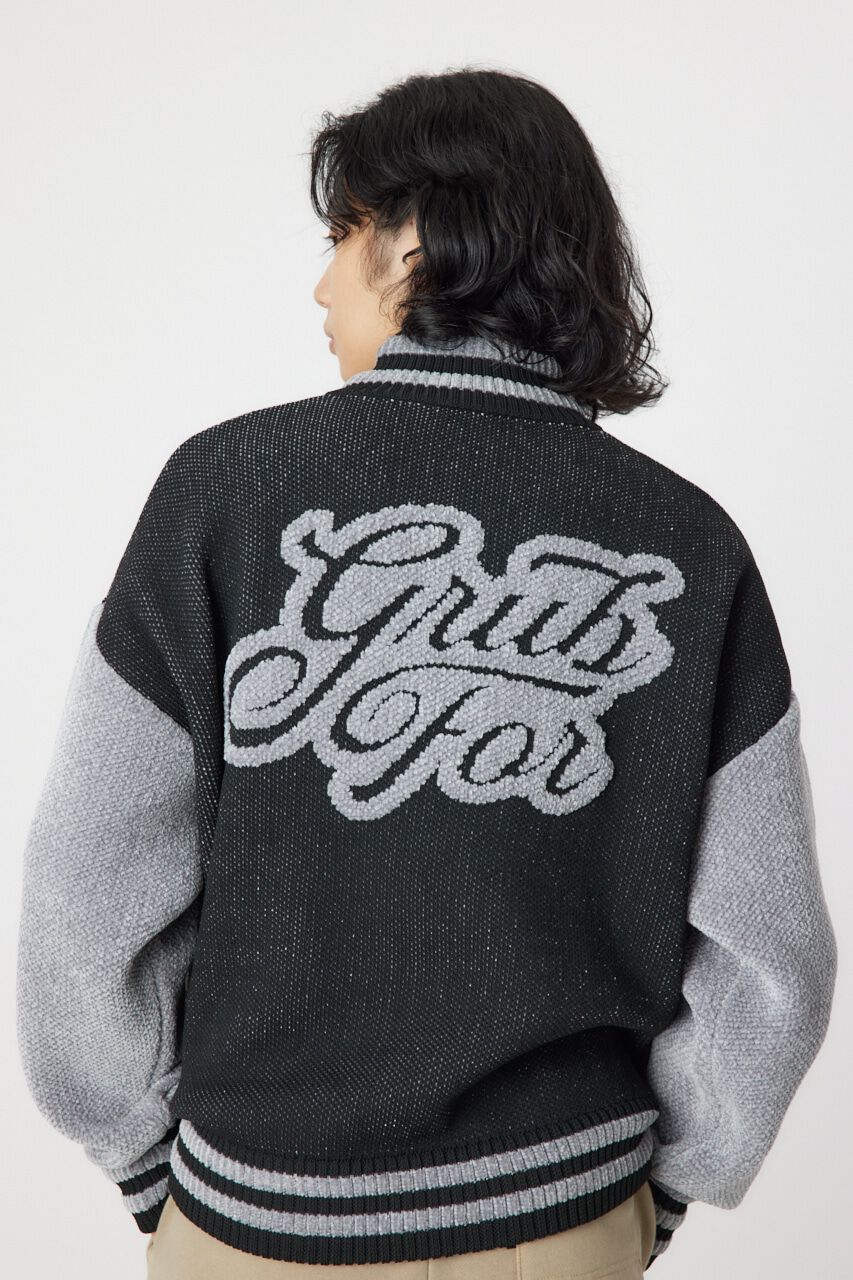 RODEO CROWNS「zipニットスタジャン」|ブルゾン・スタジャン|