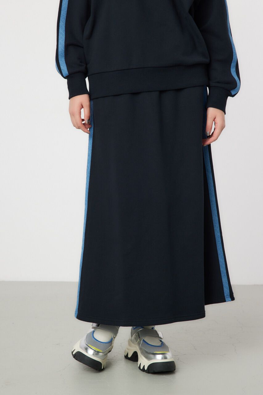 RODEO CROWNS「デニムラインスウェットスカート」|スカート|