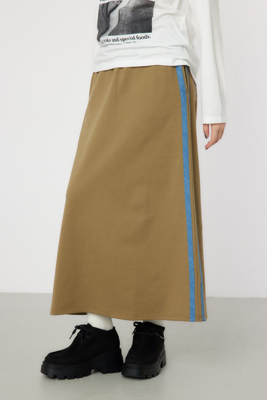 RODEO CROWNS「デニムラインスウェットスカート」|スカート|