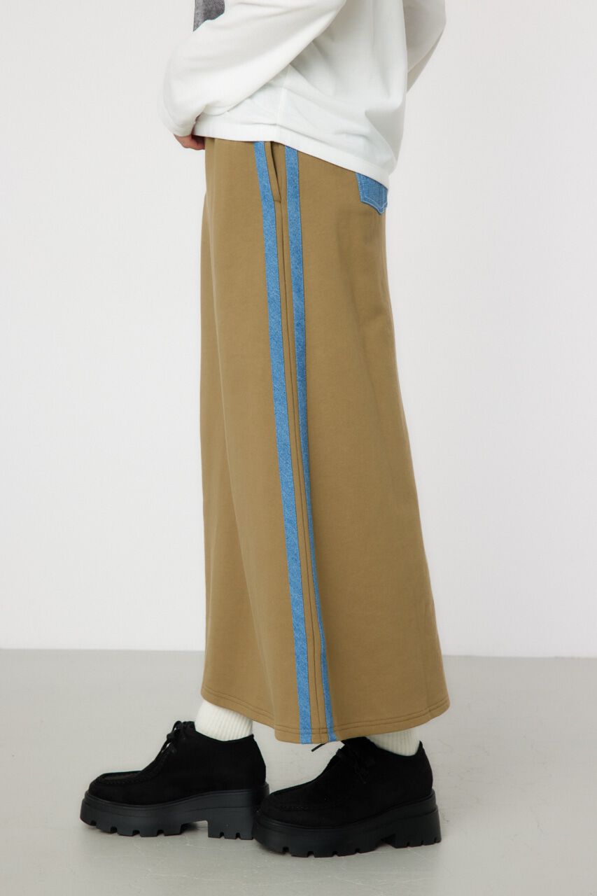 RODEO CROWNS「デニムラインスウェットスカート」|スカート|