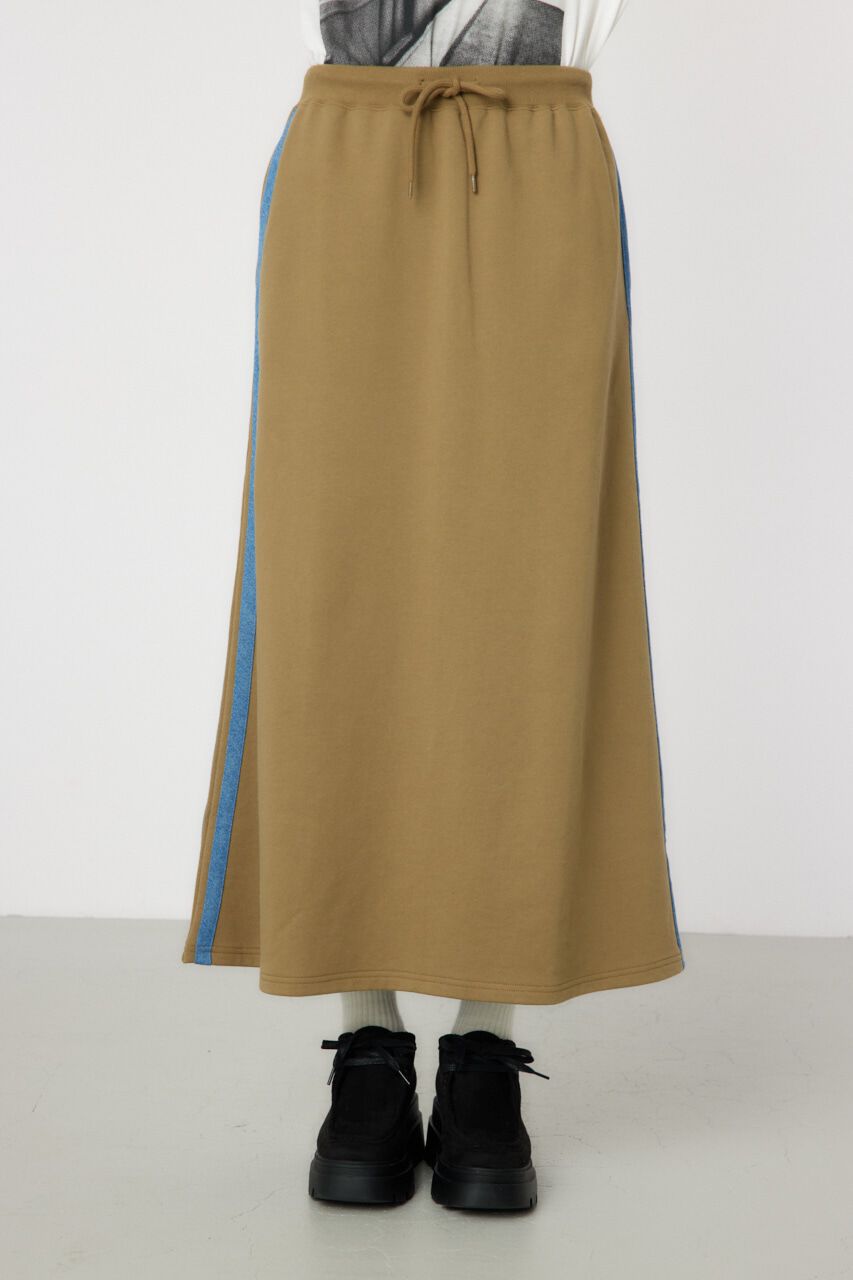 RODEO CROWNS「デニムラインスウェットスカート」|スカート|