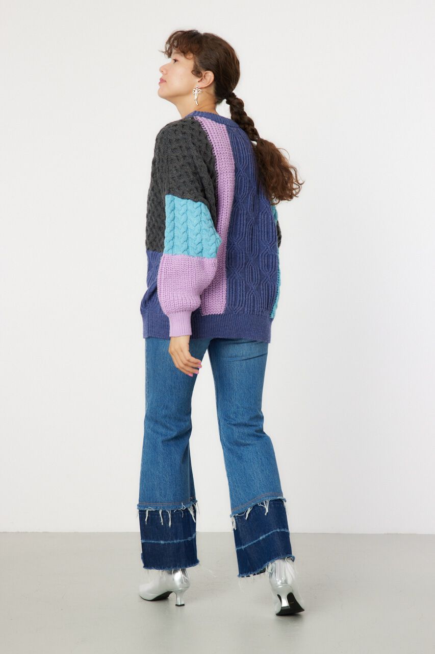 RODEO CROWNS「クレイジーパターンニットトップス」|ニット・セーター|