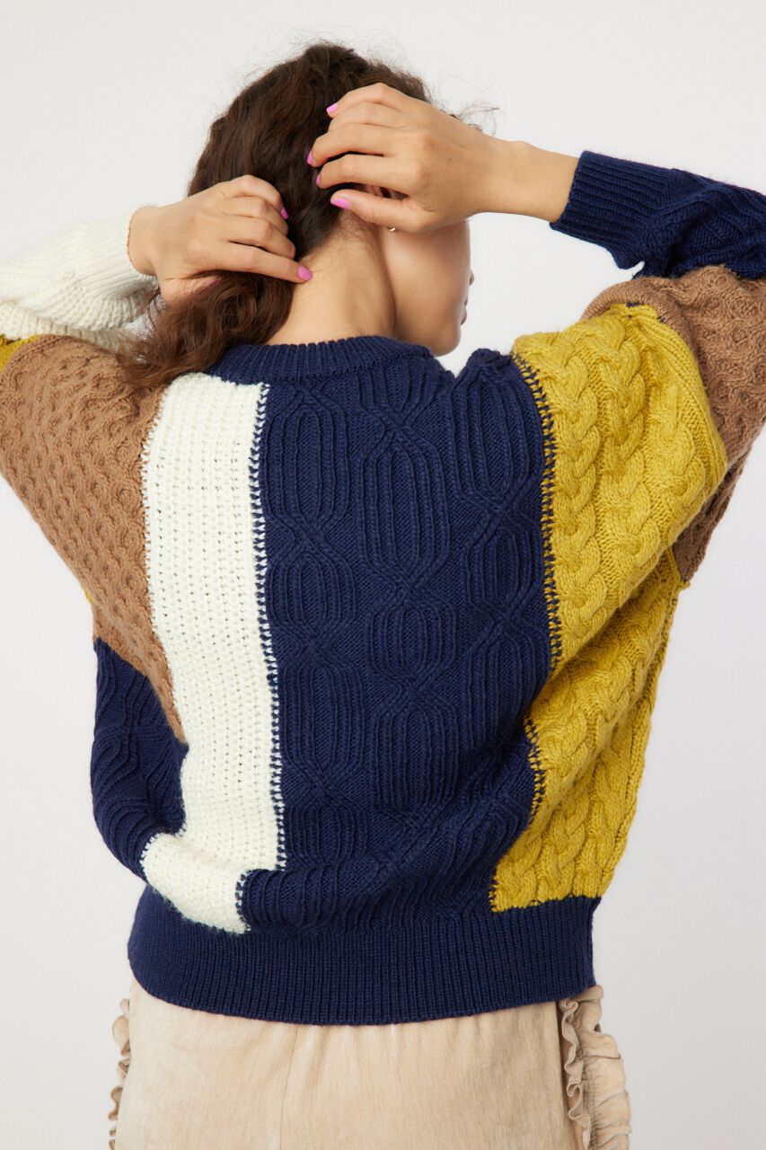 RODEO CROWNS「クレイジーパターンニットトップス」|ニット・セーター|