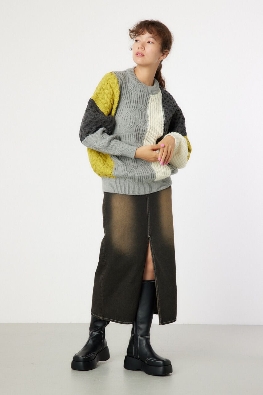 RODEO CROWNS「クレイジーパターンニットトップス」|ニット・セーター|