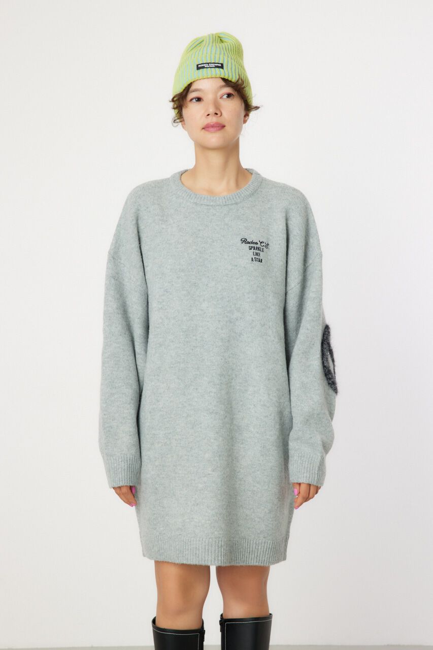 RODEO CROWNS「ラメシャギーロゴニットワンピース」|ワンピース|