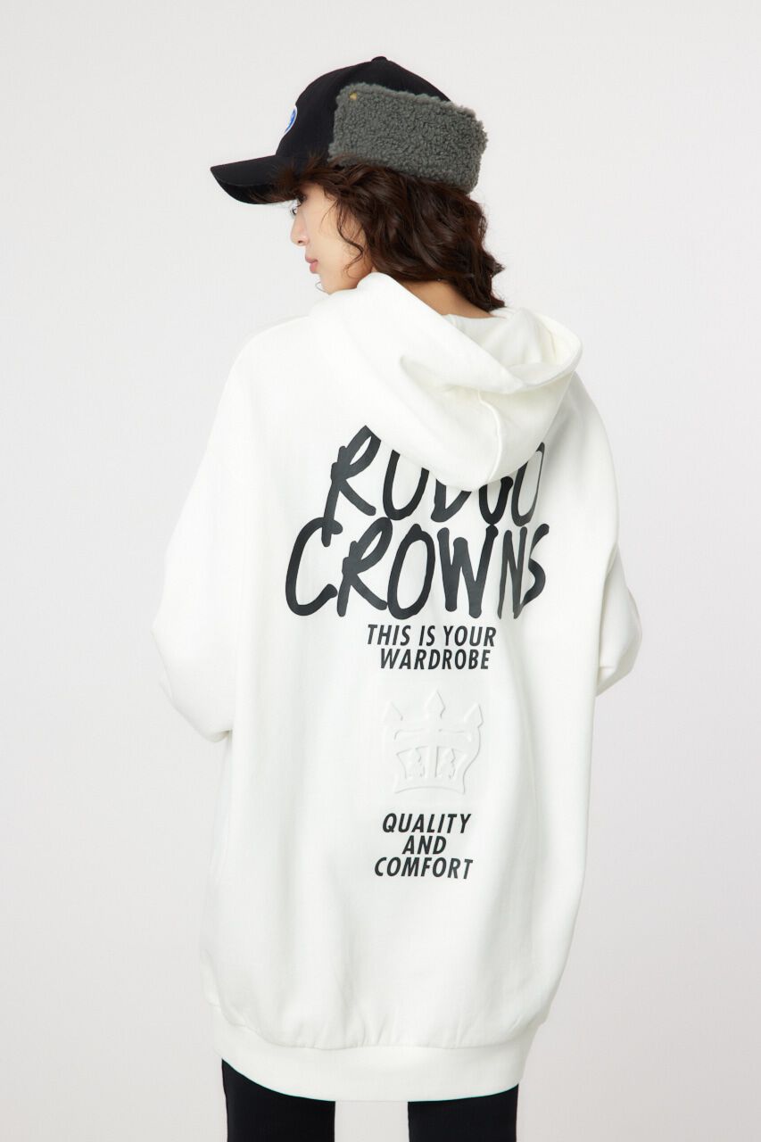 RODEO CROWNS「クラウンエンボス LOGO パーカーワンピース」|ワンピース|