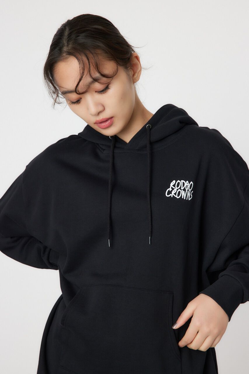 RODEO CROWNS「クラウンエンボス LOGO パーカーワンピース」|ワンピース|