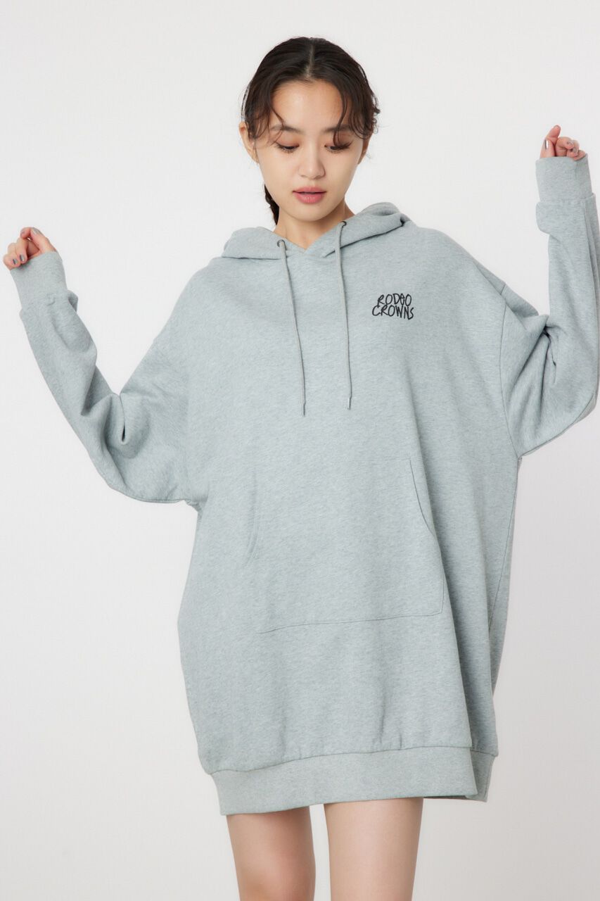 RODEO CROWNS「クラウンエンボス LOGO パーカーワンピース」|ワンピース|