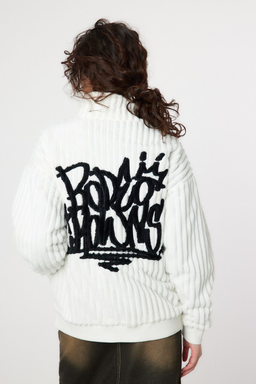 RODEO CROWNS「ハリヌキバックLOGOフェイクファージャケット」|ブルゾン・スタジャン|