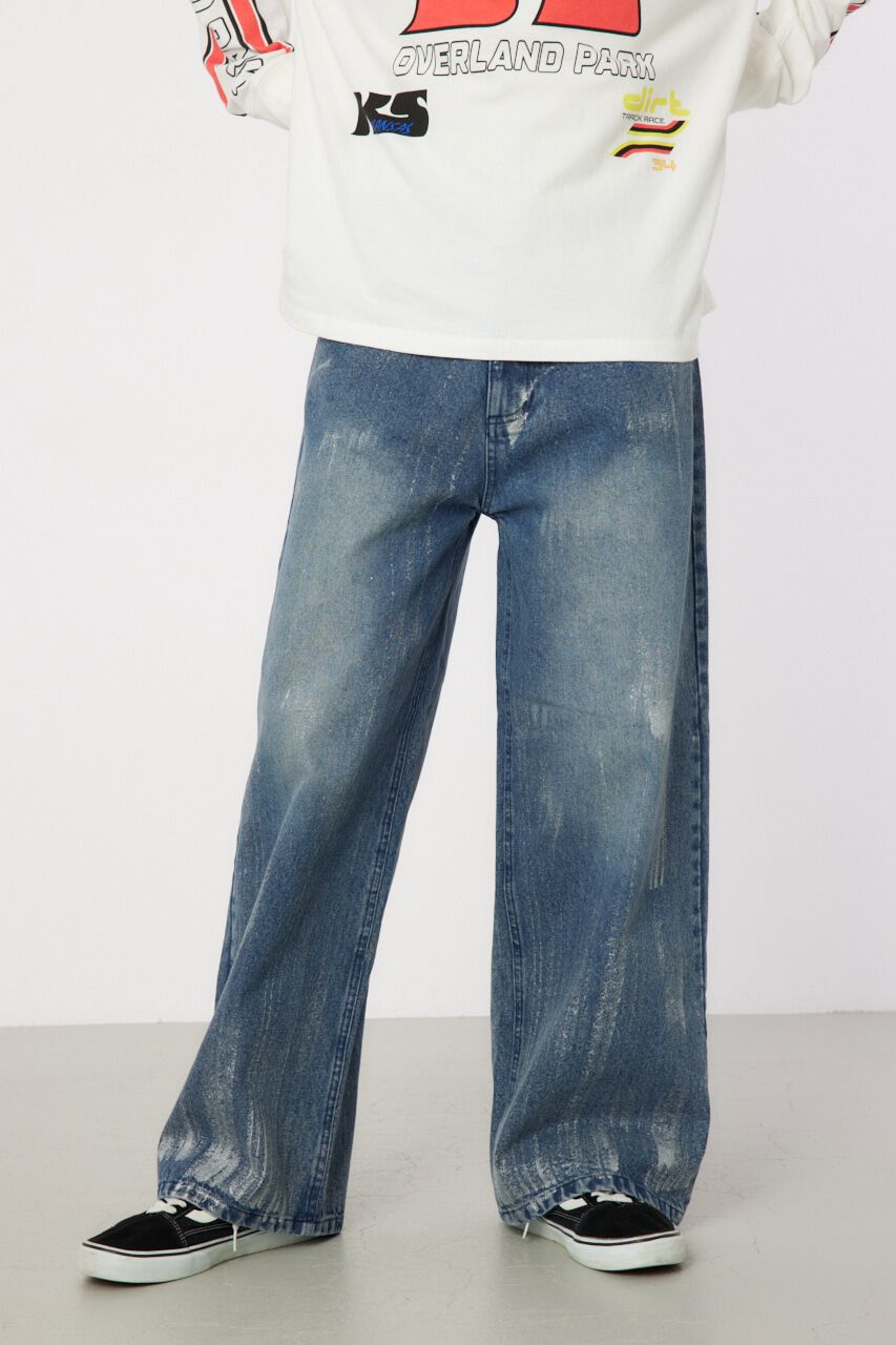 RODEO CROWNS「foiled デニムパンツ」|デニム|