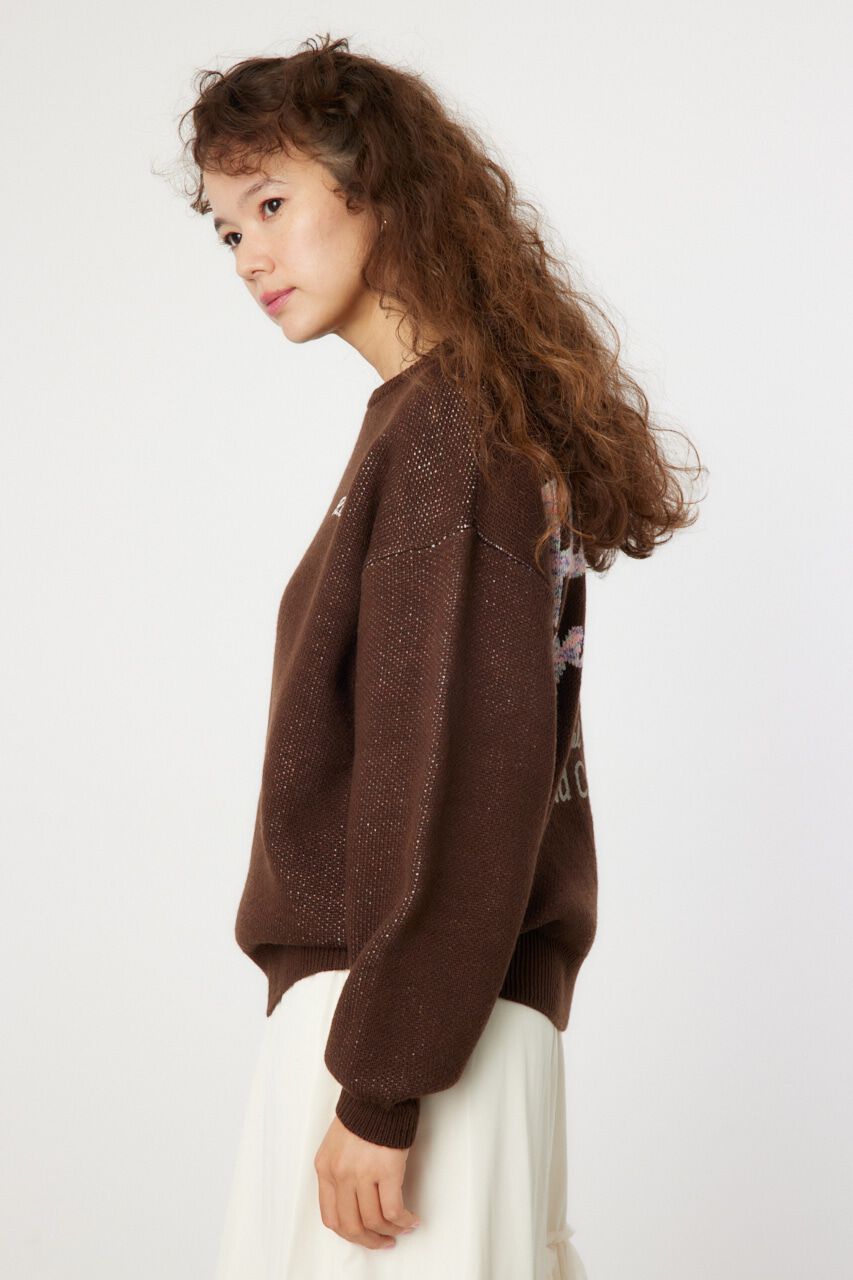 RODEO CROWNS「MIX COLOR LOGOニットトップス」|ニット・セーター|