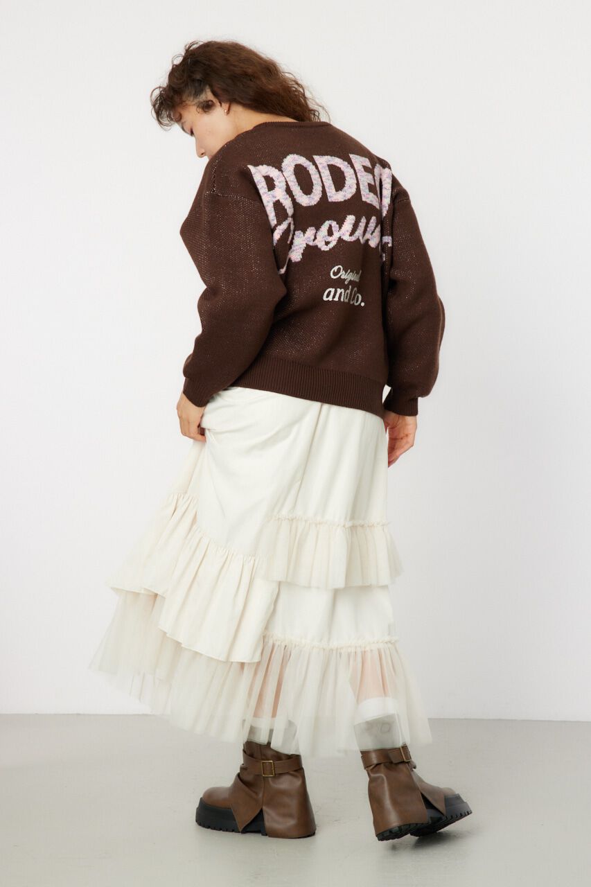 RODEO CROWNS「MIX COLOR LOGOニットトップス」|ニット・セーター|