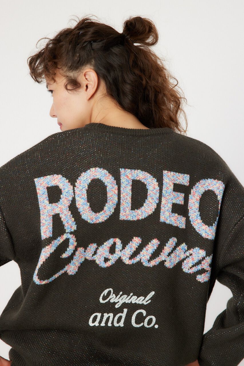 RODEO CROWNS「MIX COLOR LOGOニットトップス」|ニット・セーター|