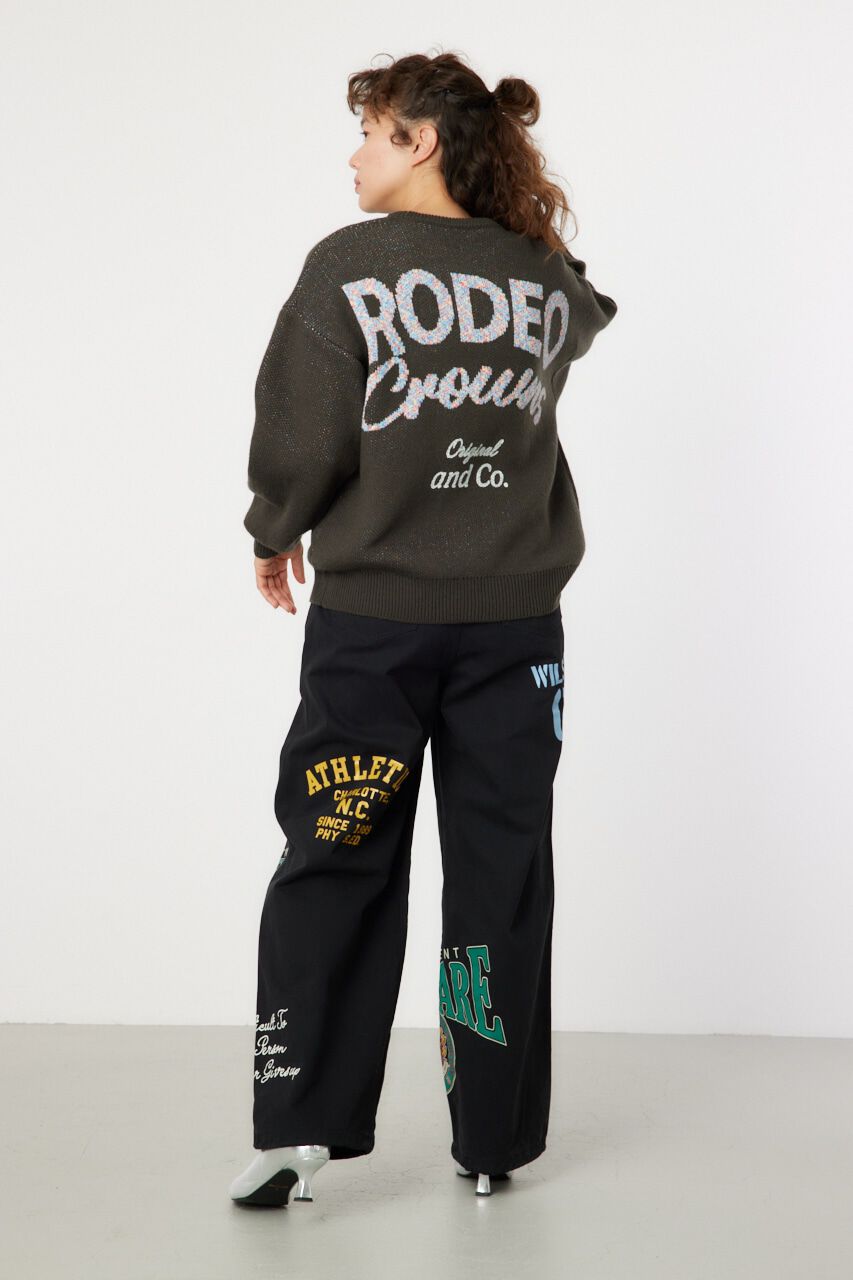 RODEO CROWNS「MIX COLOR LOGOニットトップス」|ニット・セーター|